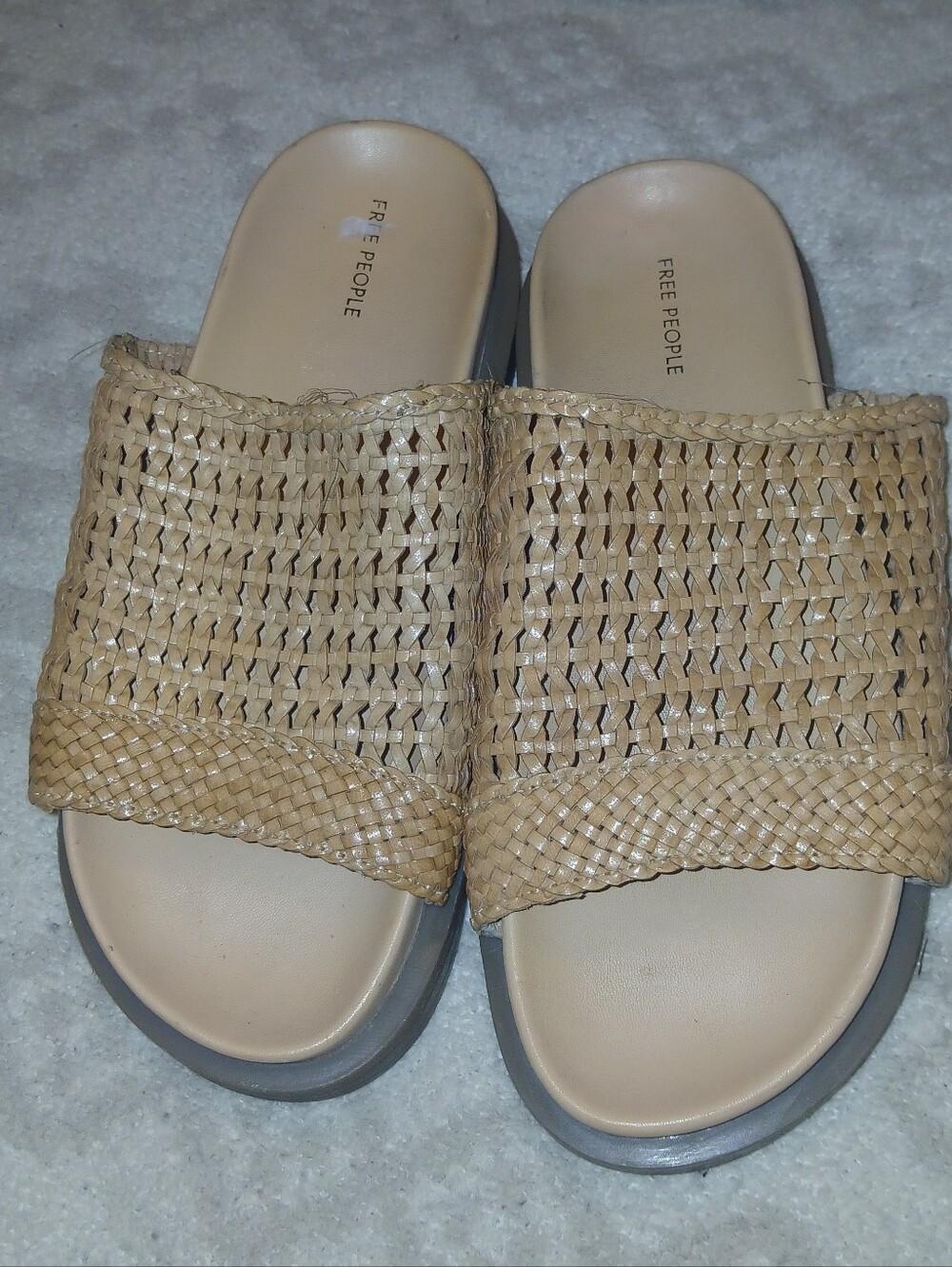 Free People Slip On Sandals Size 10